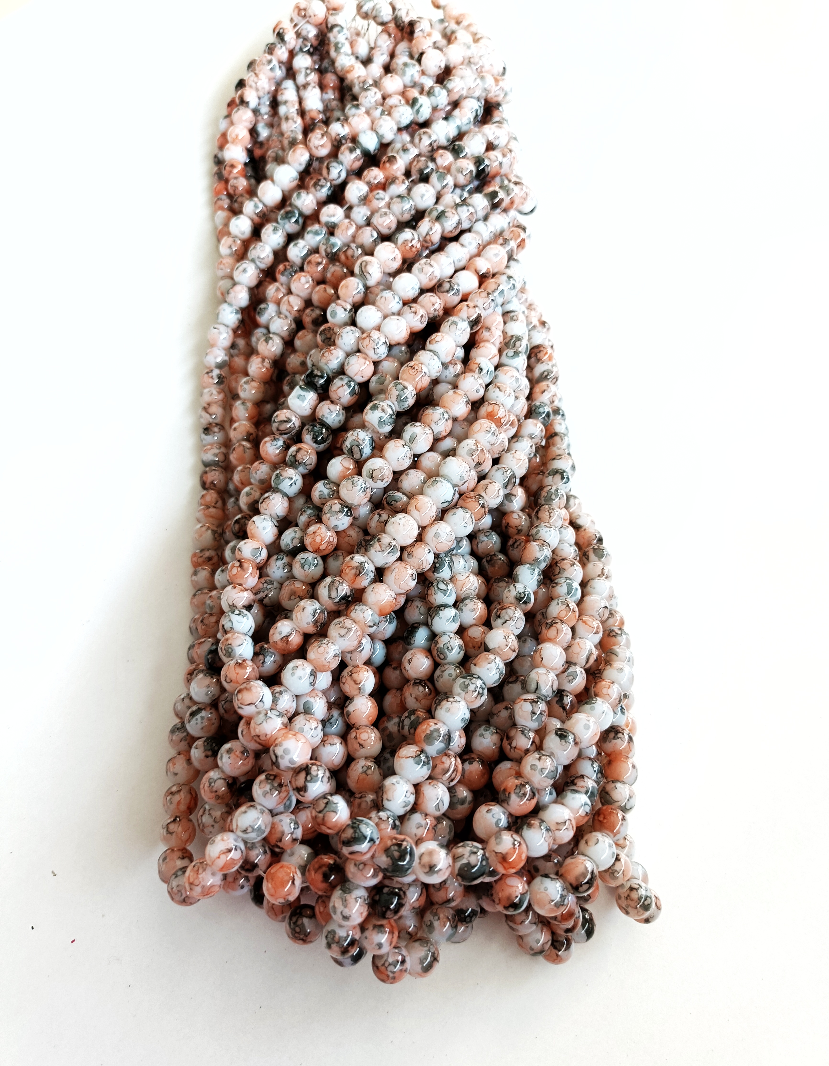 Alaca Somon 8mm. Dizi Cam Boncuk