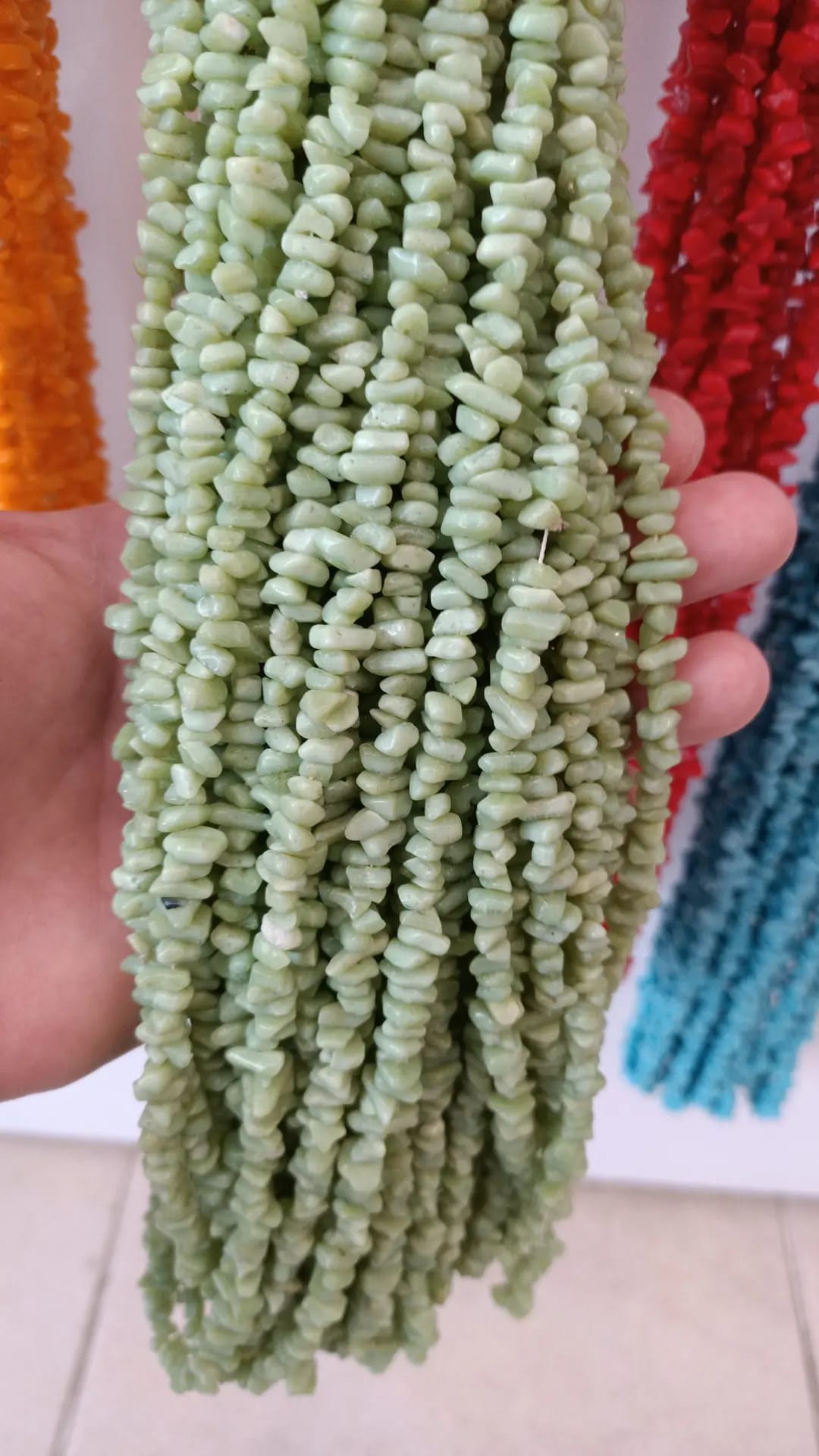 Açık Yeşil Kırık Doğal Taş