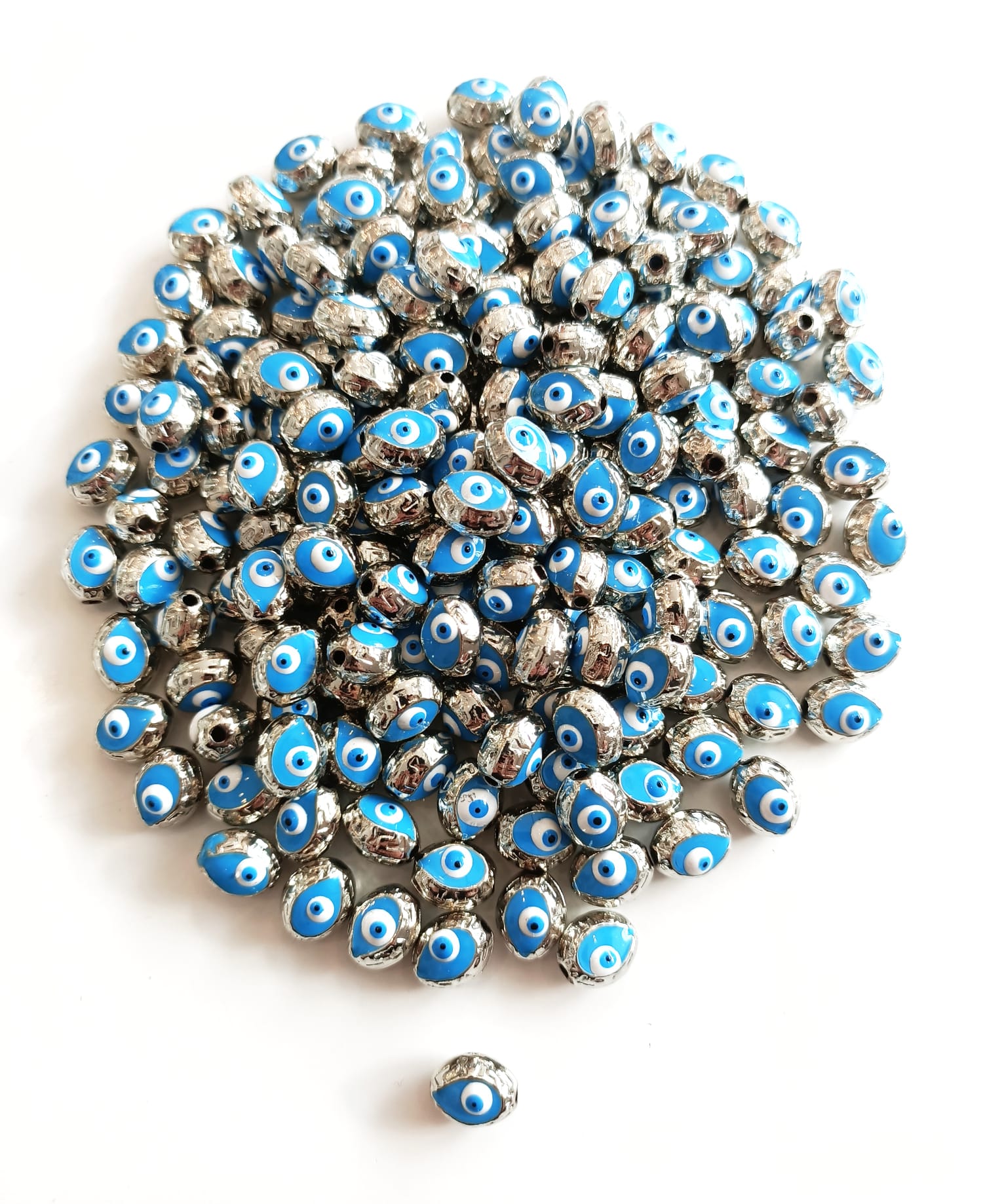 Nikel Kaplama Nazar Göz Takı Ucu