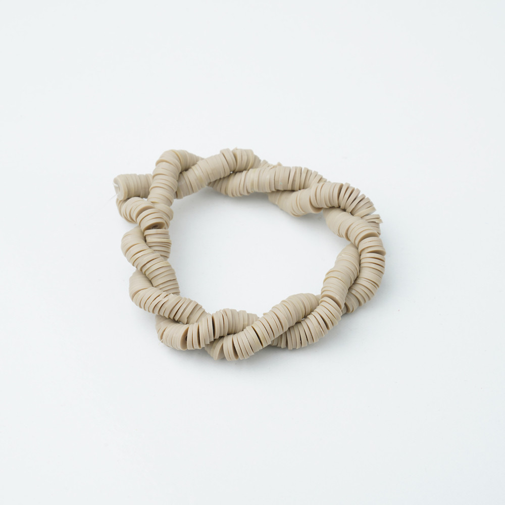 Koyu Krem Fimo Boncuk Fb0051