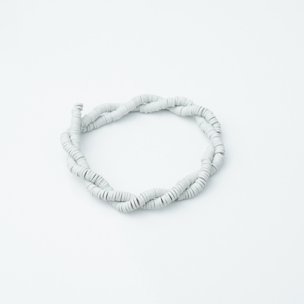 Gri Fimo Boncuk Fb0174