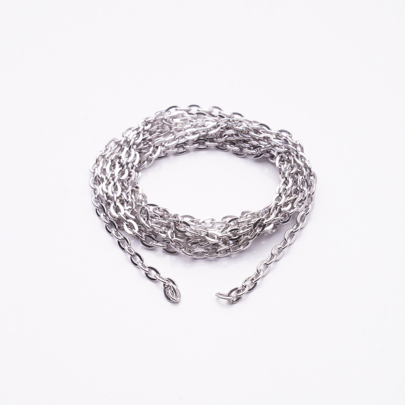  Gümüş Kaplama Zincir Tky0002