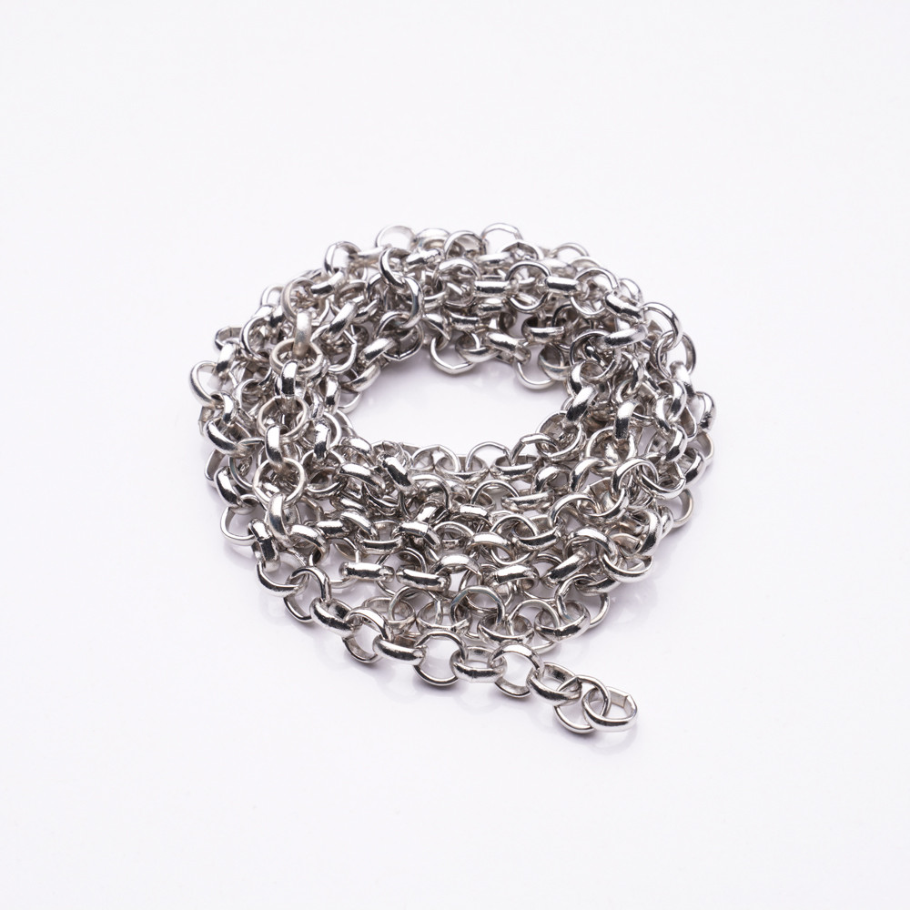  Gümüş Kaplama Zincir Tky0013