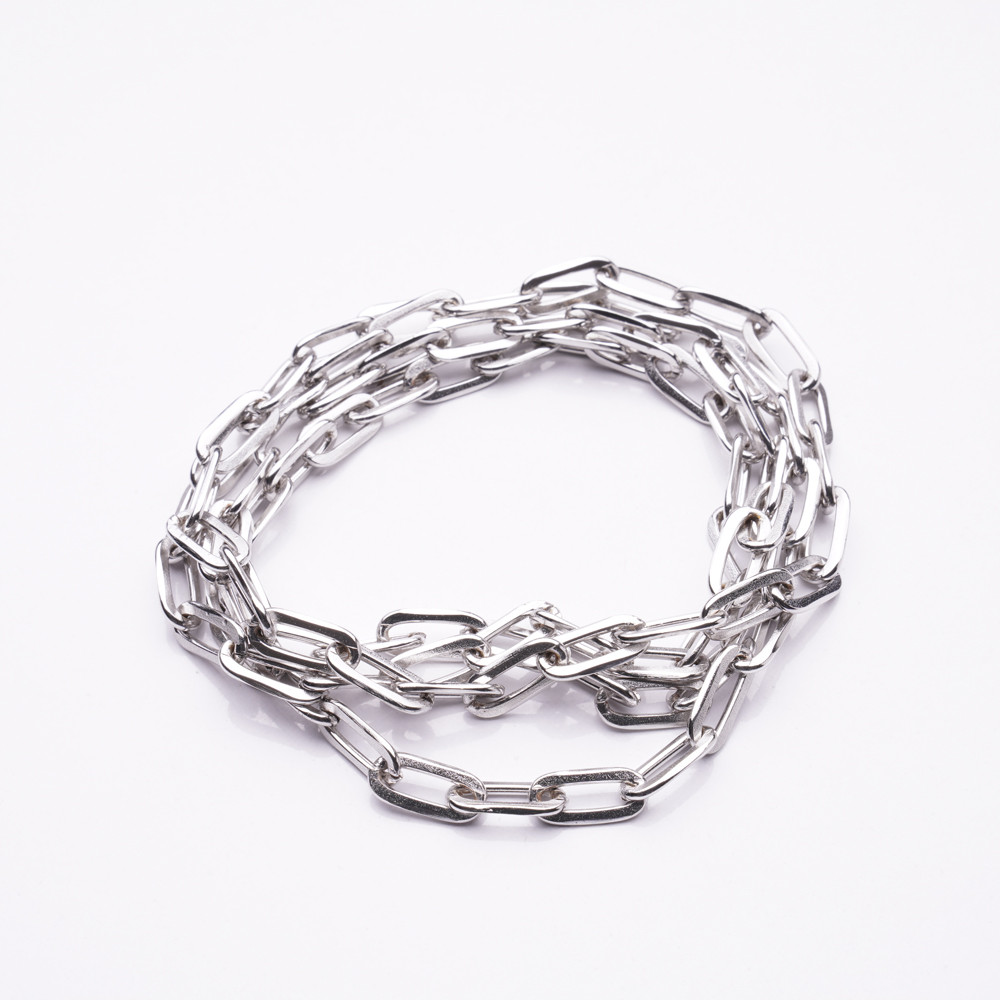  Gümüş Kaplama Zincir Znc016