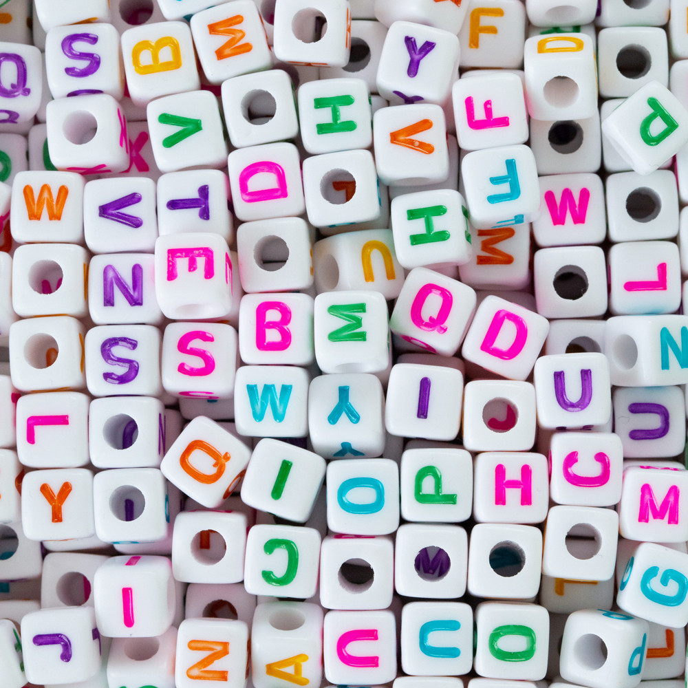  Küp Mix Neon Harf Ph0019