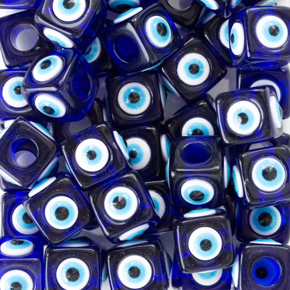 Koyu Mavi Küp Plastik Dana Göz Pnb0013
