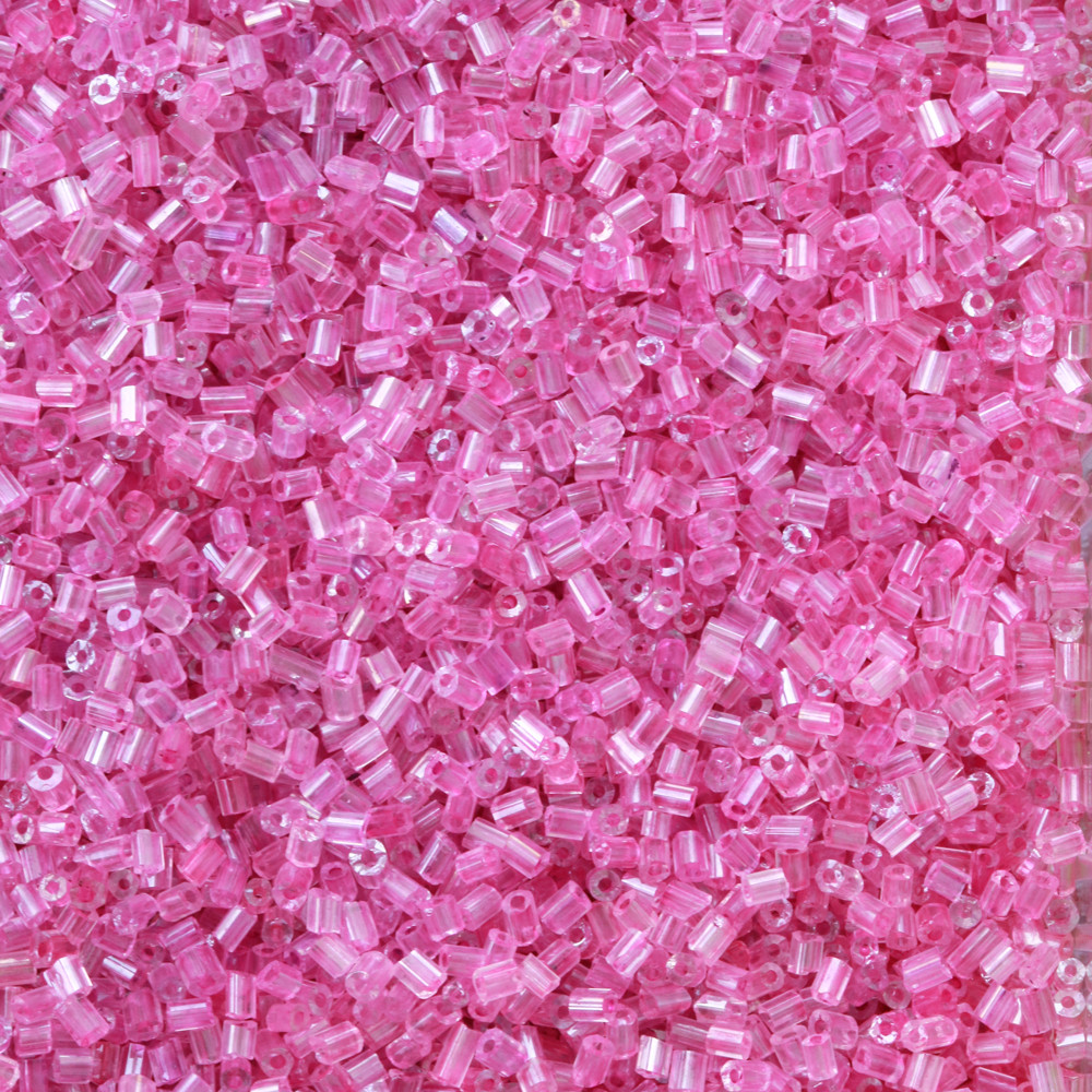 Fuşya Kısa Boru Kesme Boncuk Boru0007