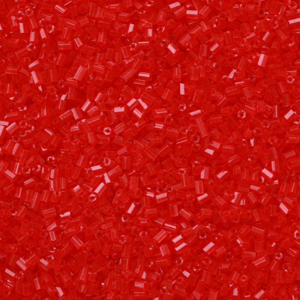 Açık Kırmızı Kısa Boru Kesme Boncuk Boru0023