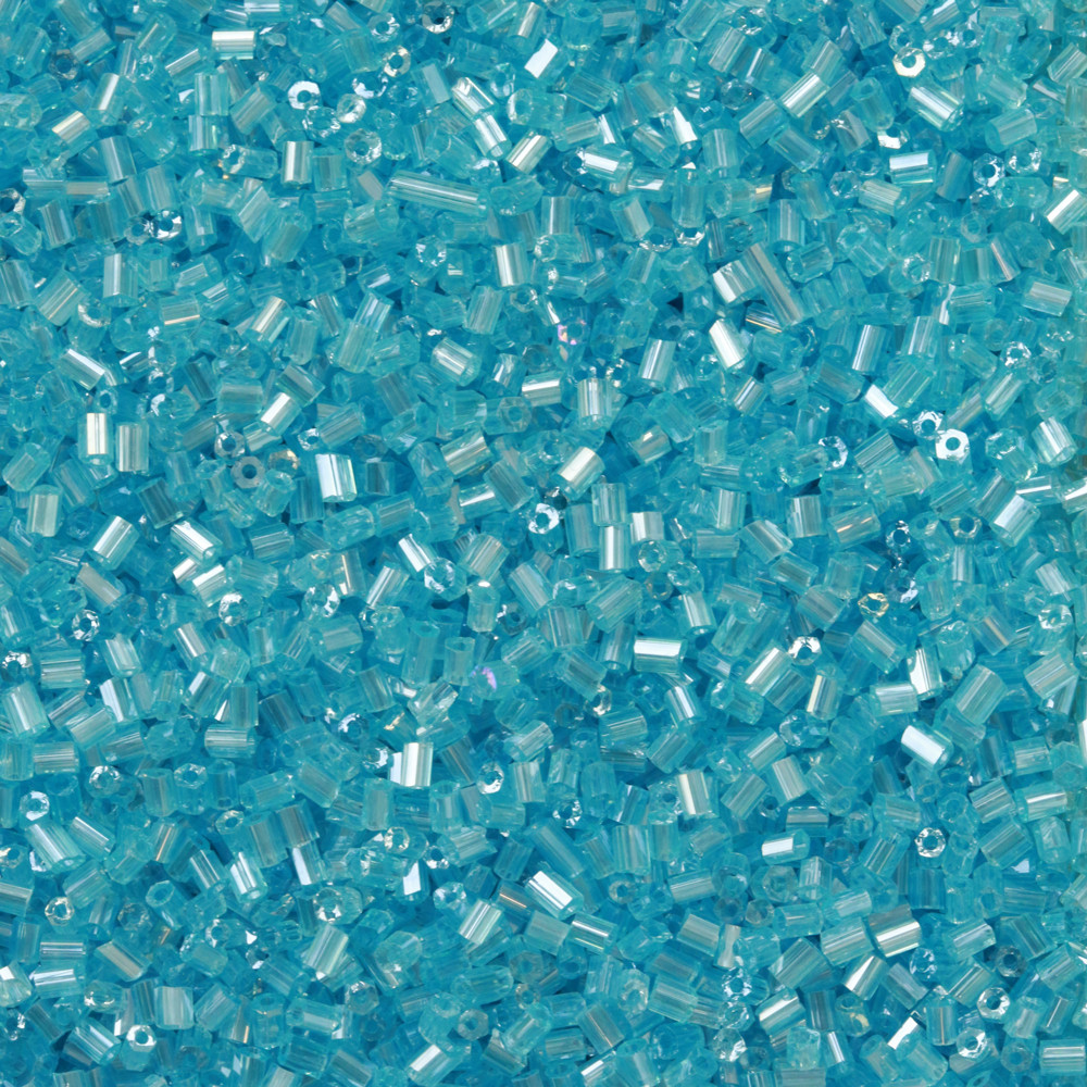 Açık Mavi Kısa Boru Kesme Boncuk Boru0027