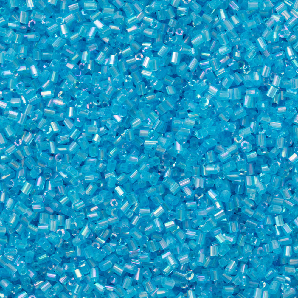 Açık Mavi Kısa Boru Kesme Boncuk Boru0033