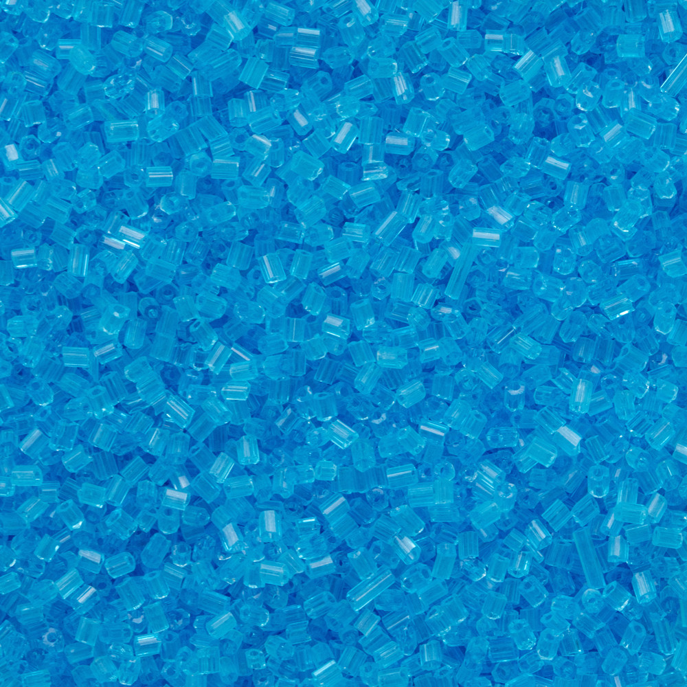 Açık Mavi Kısa Boru Kesme Boncuk Boru0053