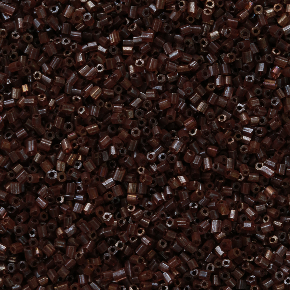 Kahverengi Kısa Boru Kesme Boncuk Boru0070