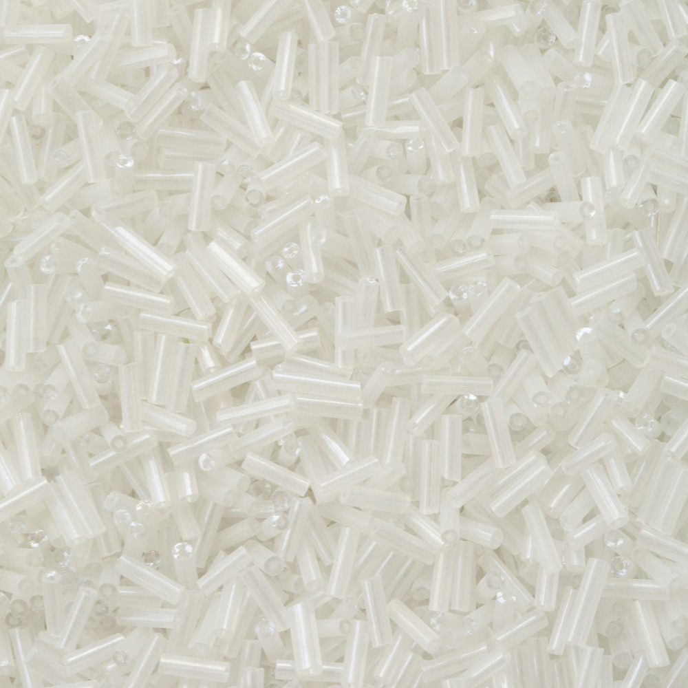 Beyaz Uzun Boru Kesme Boncuk Boru0092