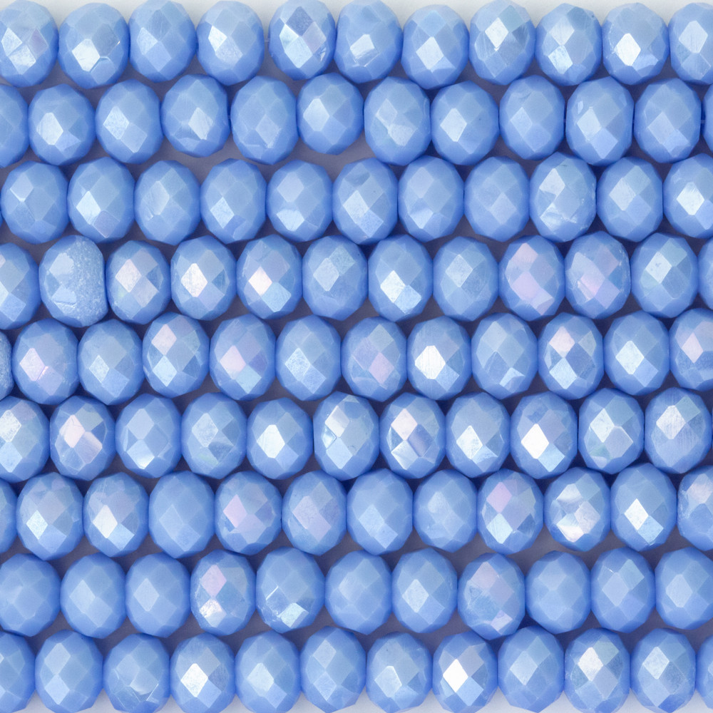 Buz Mavi 8mm Kristal Boncuklar Krs0235