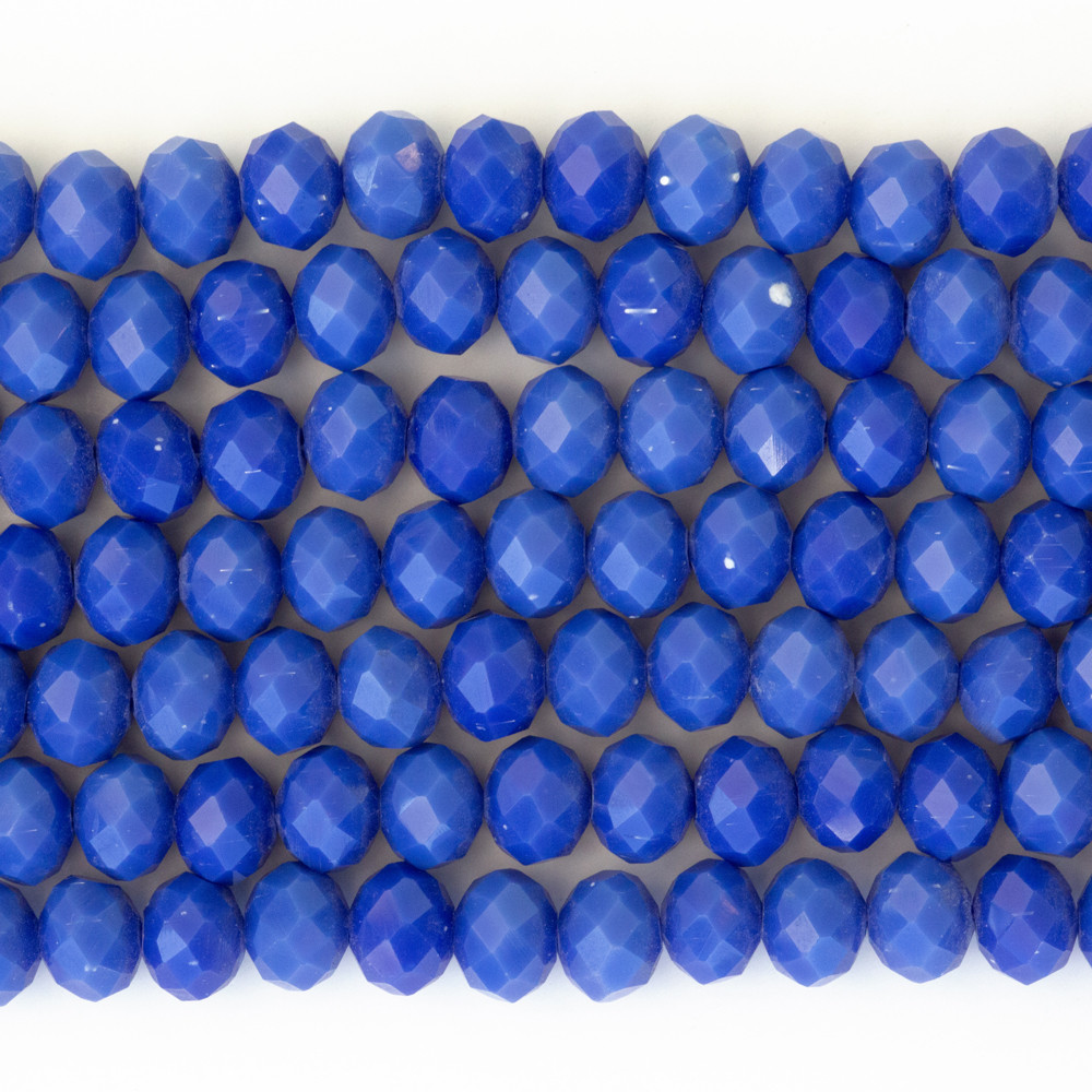 Koyu Mavi 8mm Kristal Boncuklar Krs0238