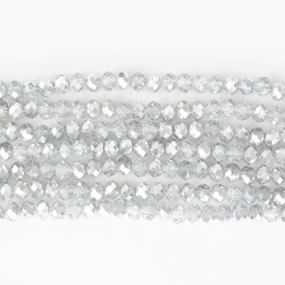 Alaca Gri 4mm Kristal Boncuklar Krs0115