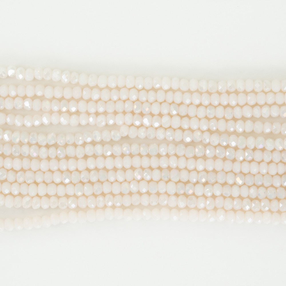 Pudra Pembe 3mm Kristal Boncuklar Krs0034