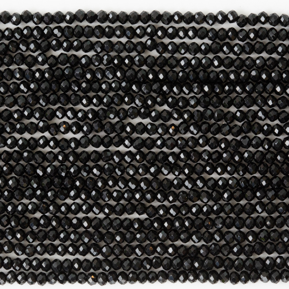 Siyah 3mm Kristal Boncuklar Krs0042