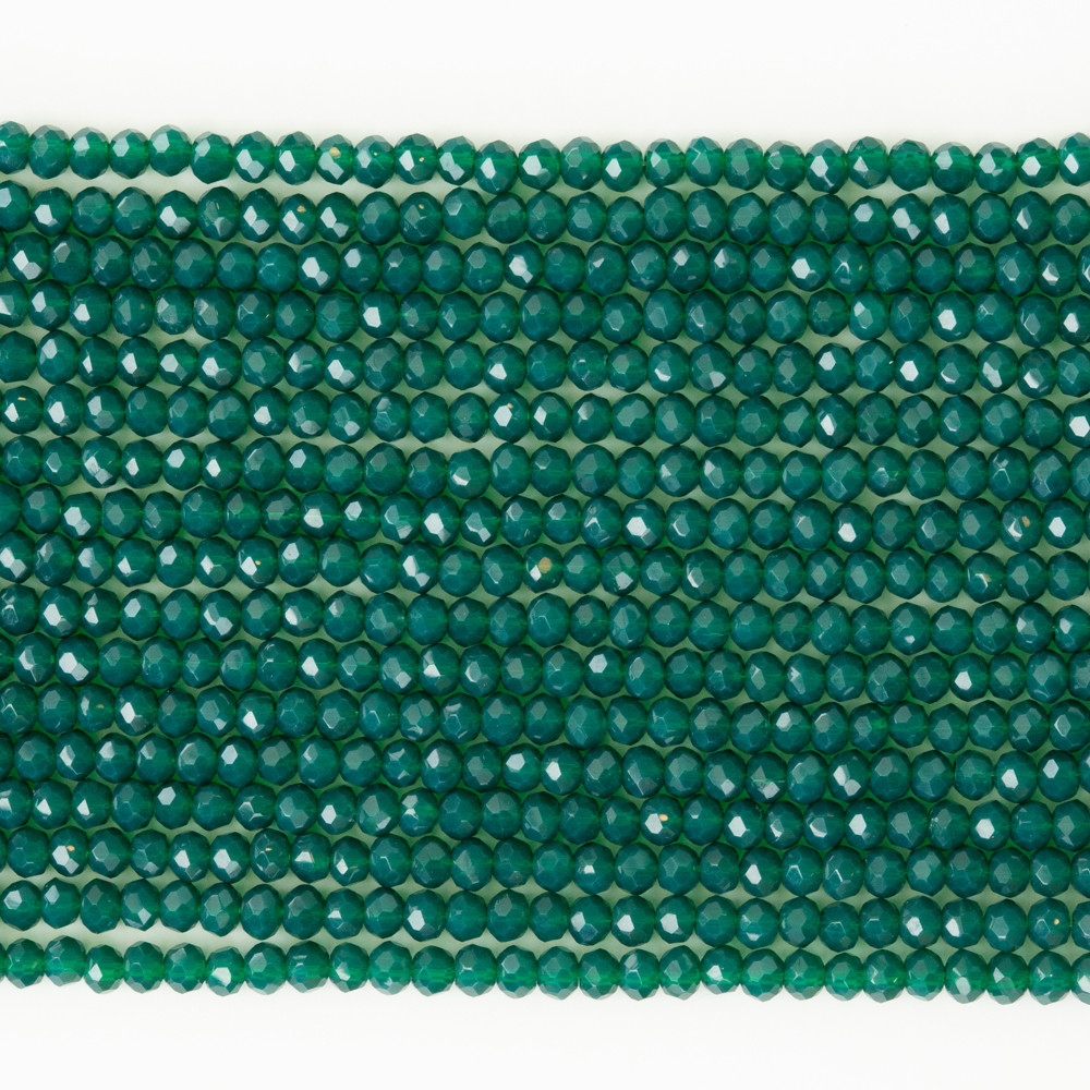 Yeşil 3mm Kristal Boncuklar Krs0045