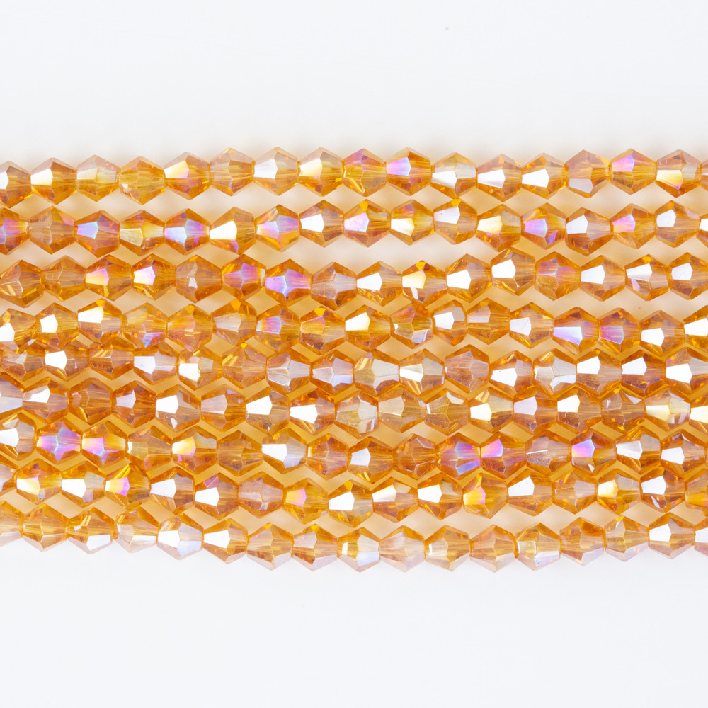 Bal Köpüğü 4mm Pramit Kristal Boncuklar Krs0053