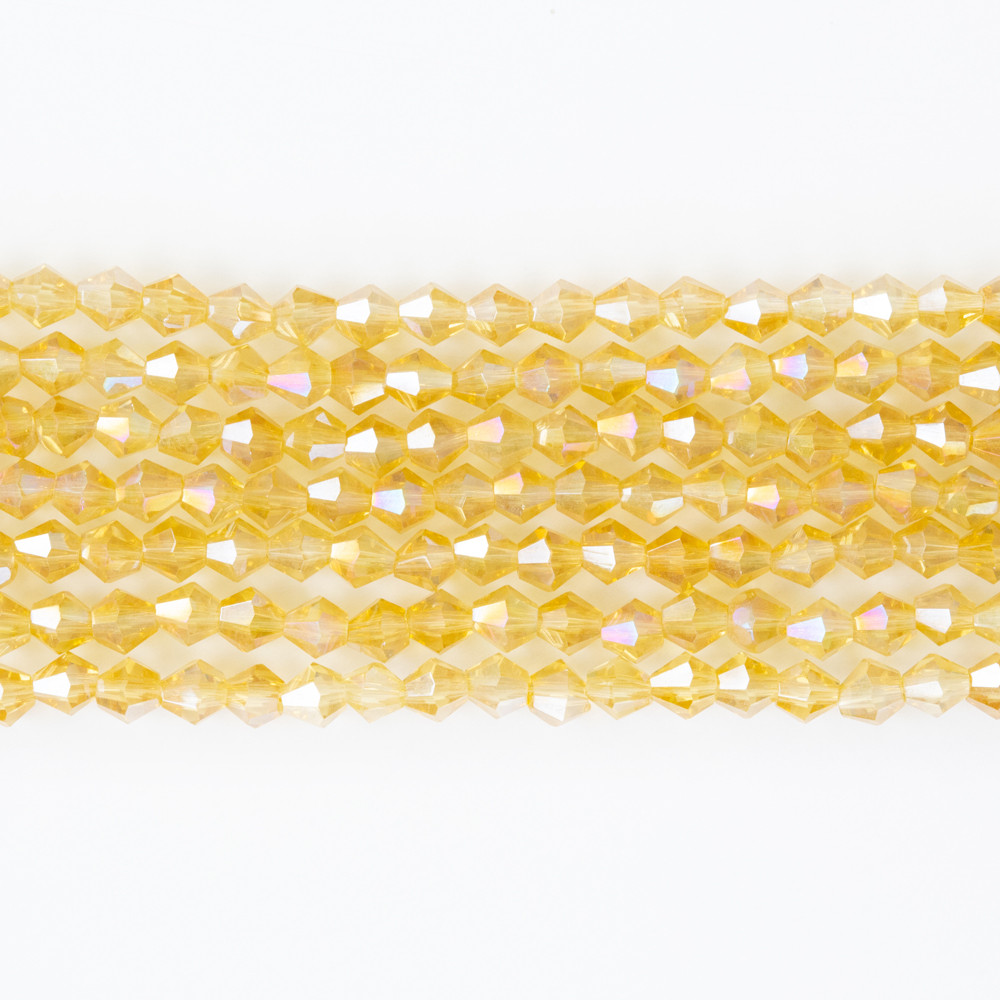 Koyu Krem 4mm Pramit Kristal Boncuklar Krs0055