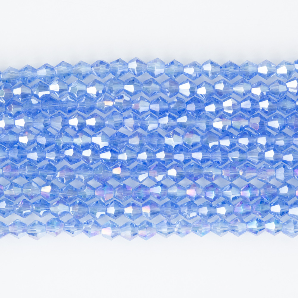 Buz Mavi 4mm Pramit Kristal Boncuklar Krs0060