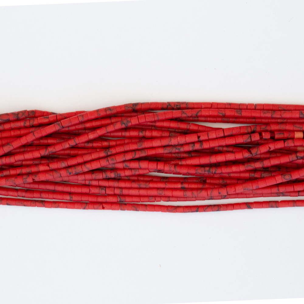 Kırçıllı Kırmızı Afgan Boncuklar Afg006