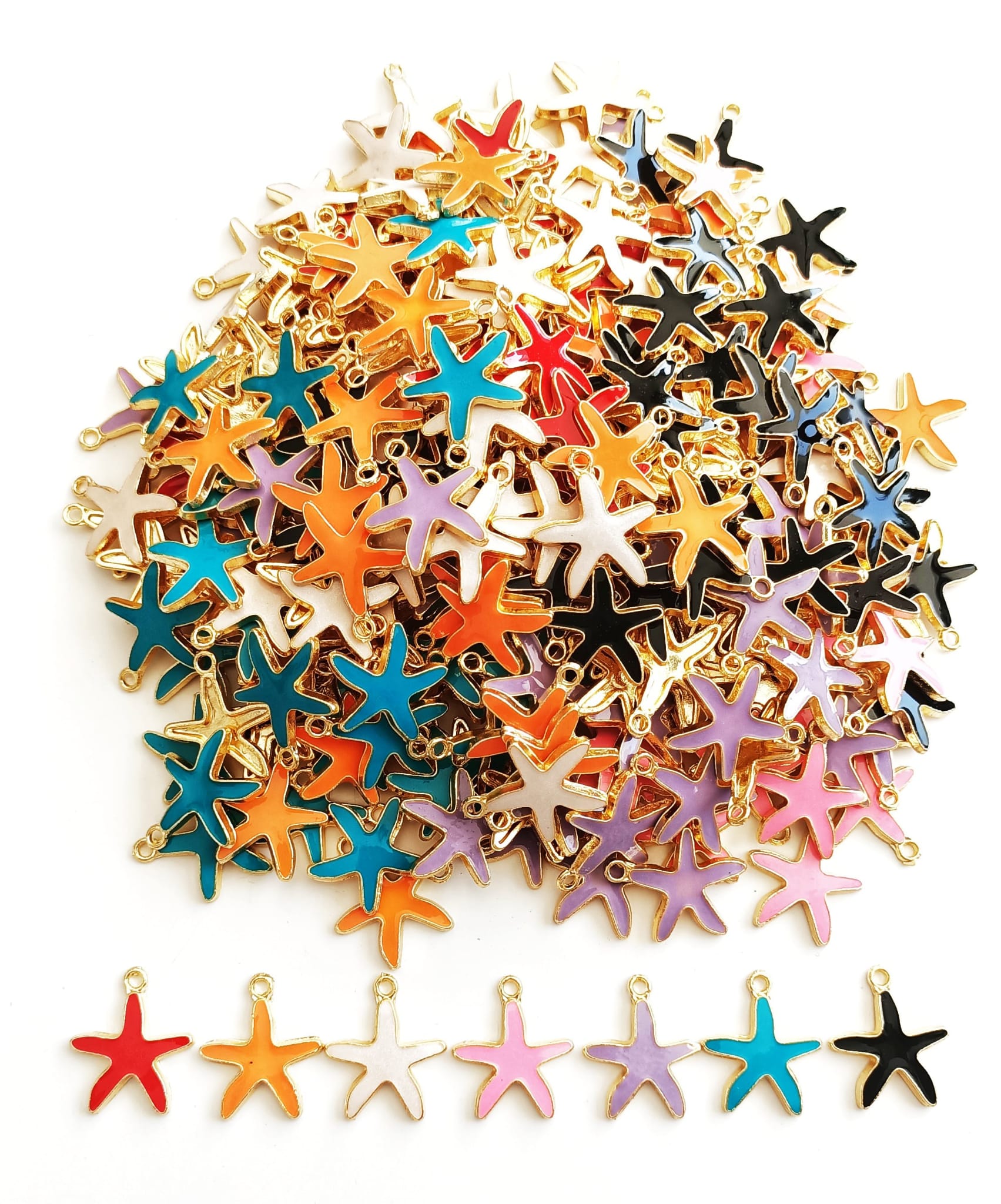 Mineli Deniz Yıldızı Kolye Ucu