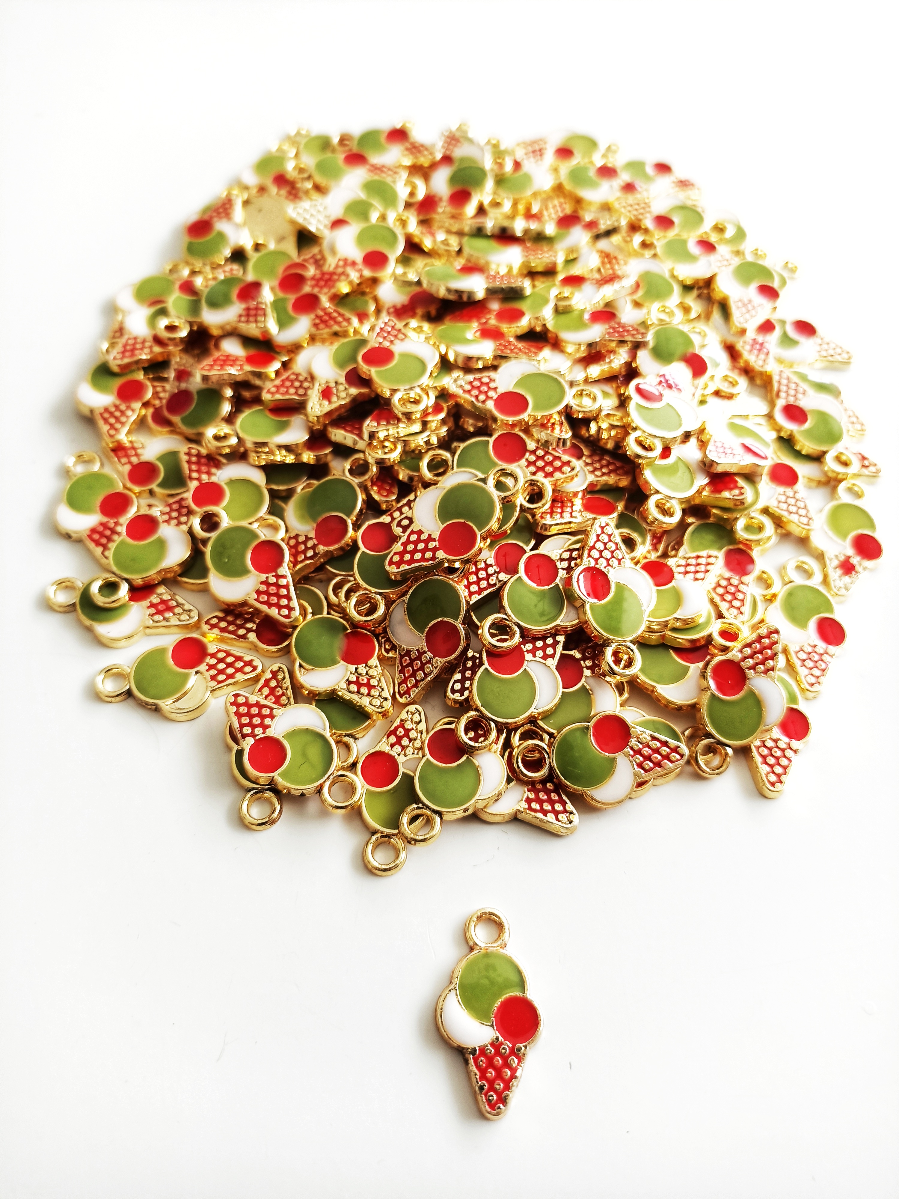 Gold Mineli Dondurma Takı Ucu