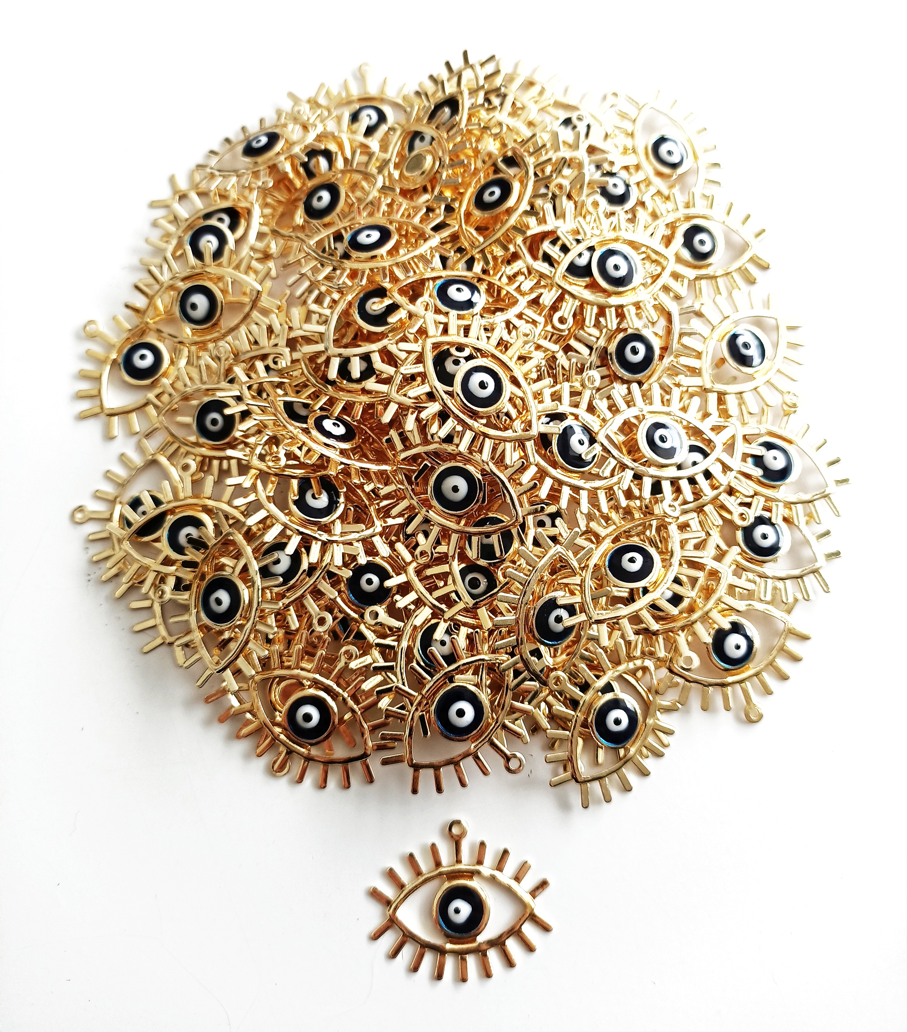 Gold Kirpik Göz Takı Ucu