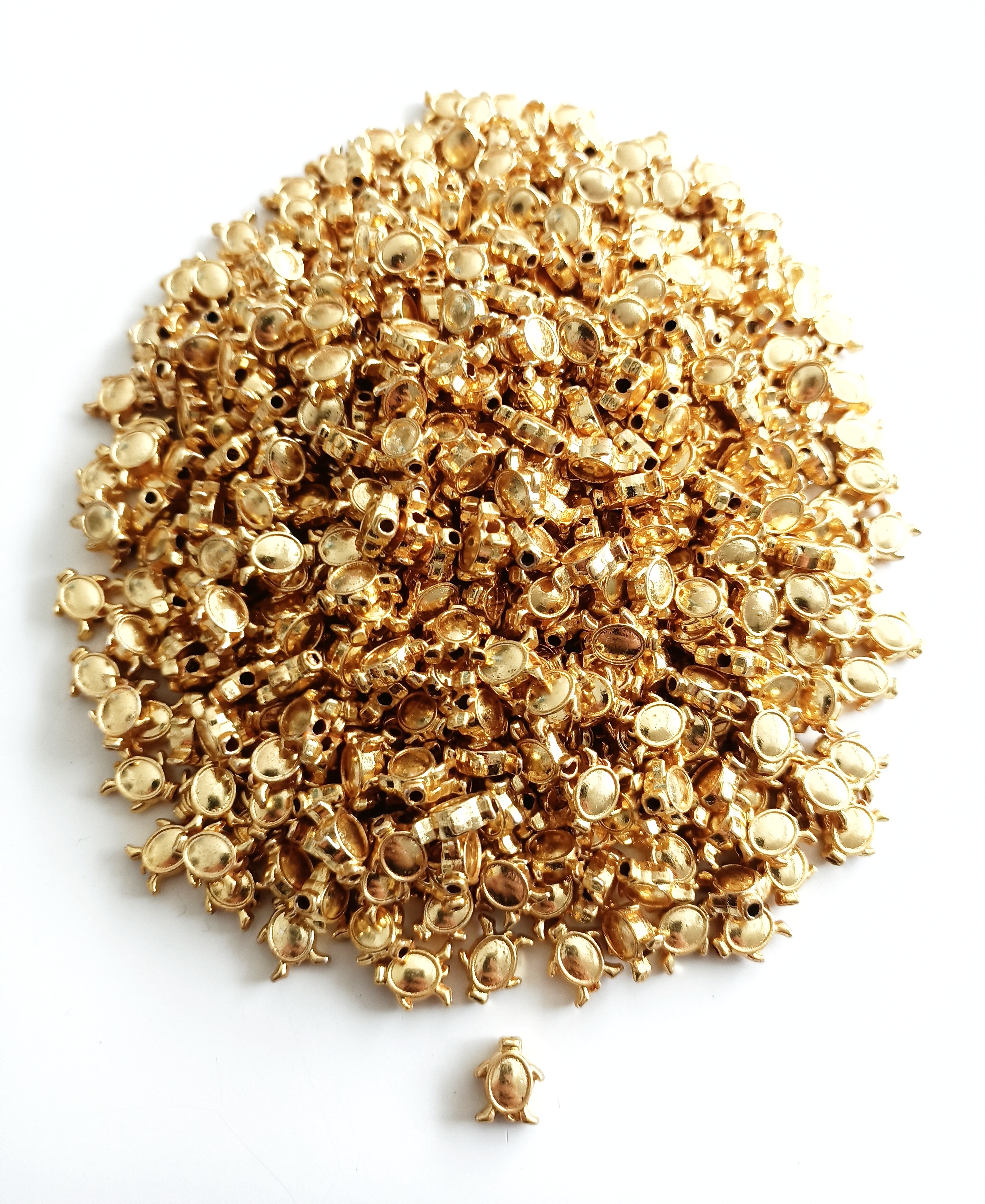 Gold Mini Kaplumbağa Takı Ara Aparatı