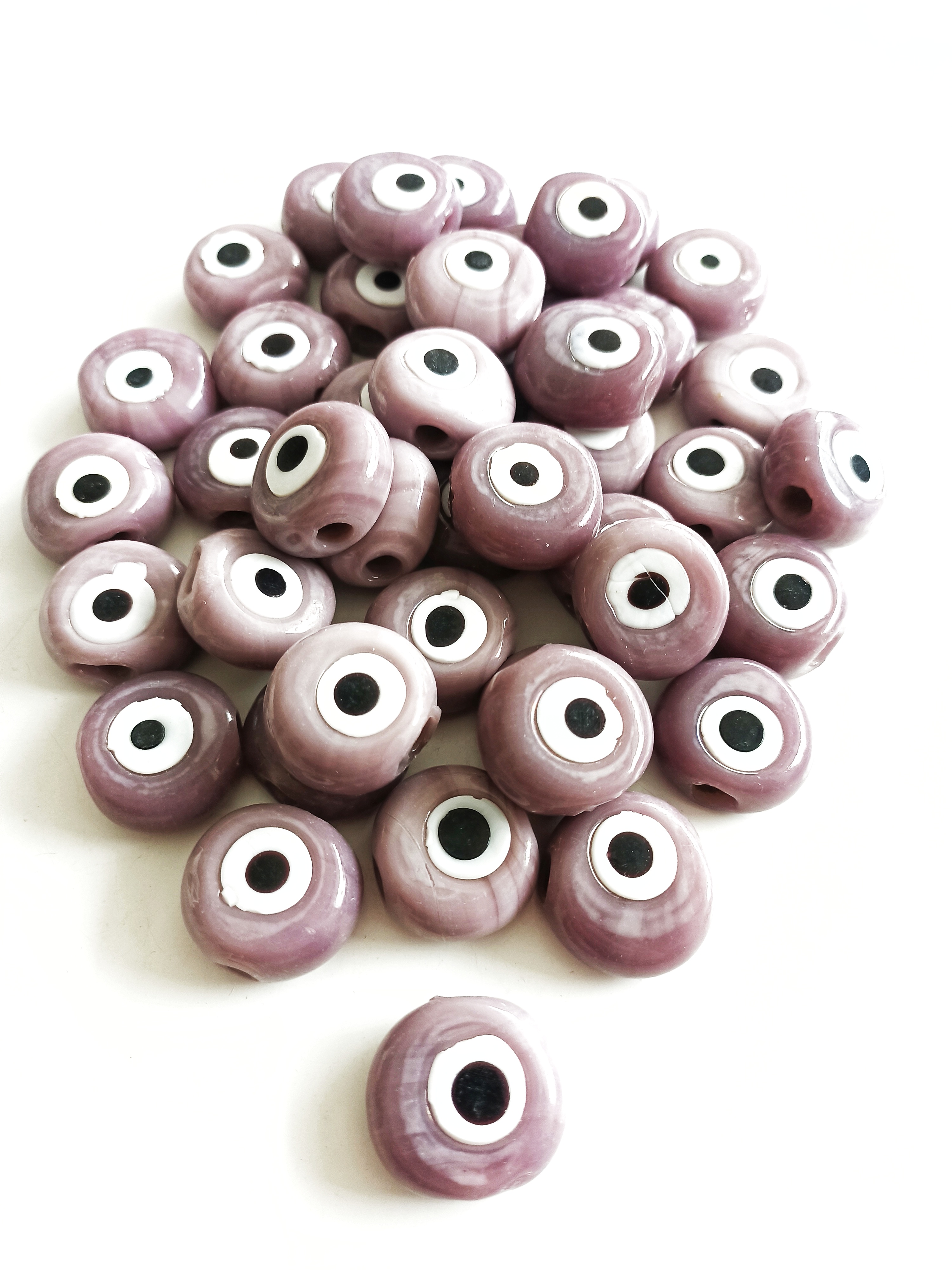 Cam Nazar Boncuk Eflatun