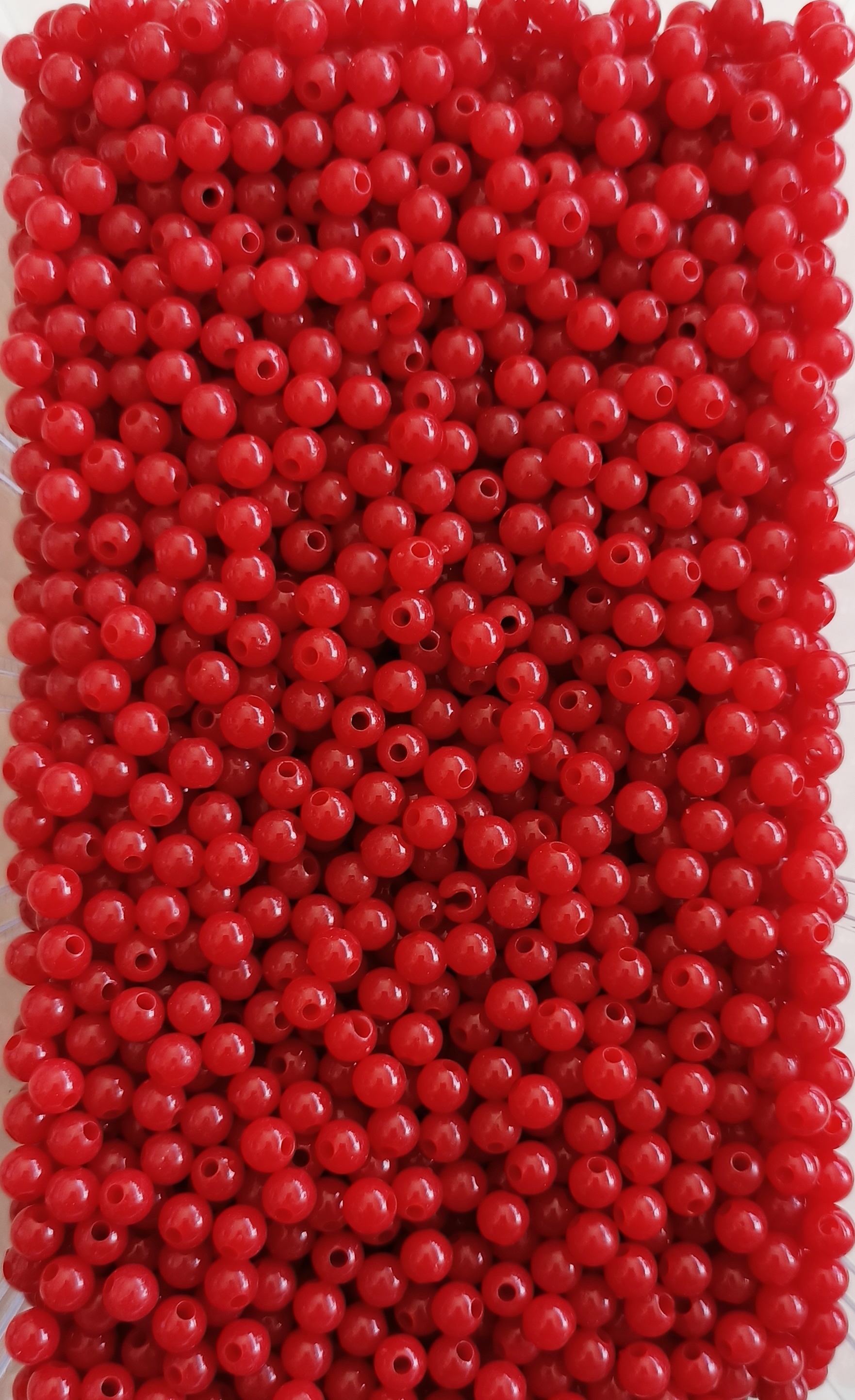 Yuvarlak Plastuk Boncuk 6mm.