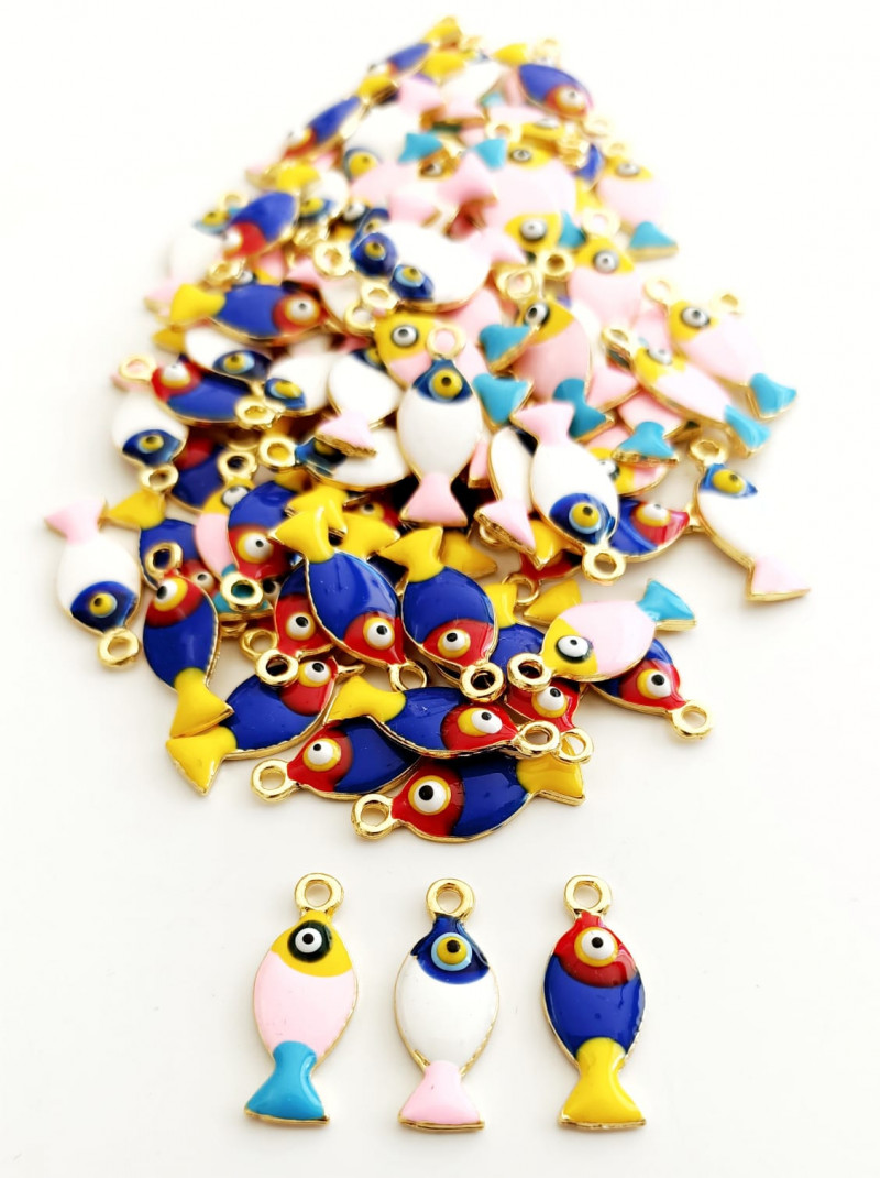 Mineli Balık Kolye Ucu