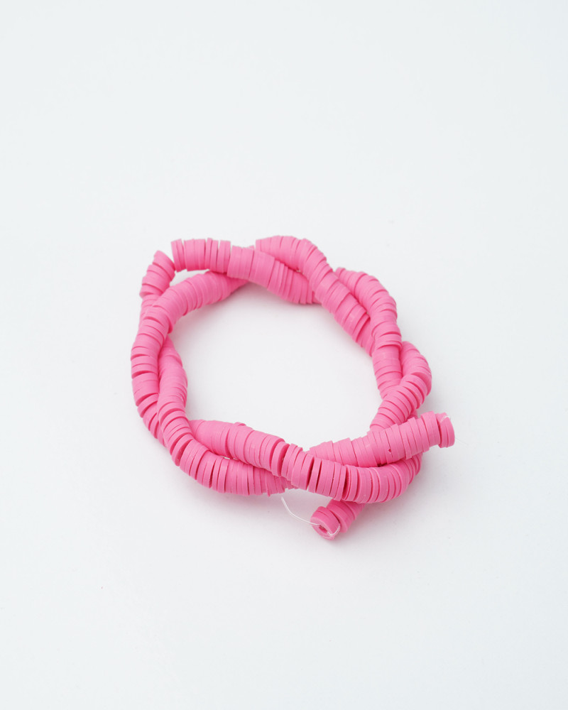 Pembe Fimo Boncuk Fb0017