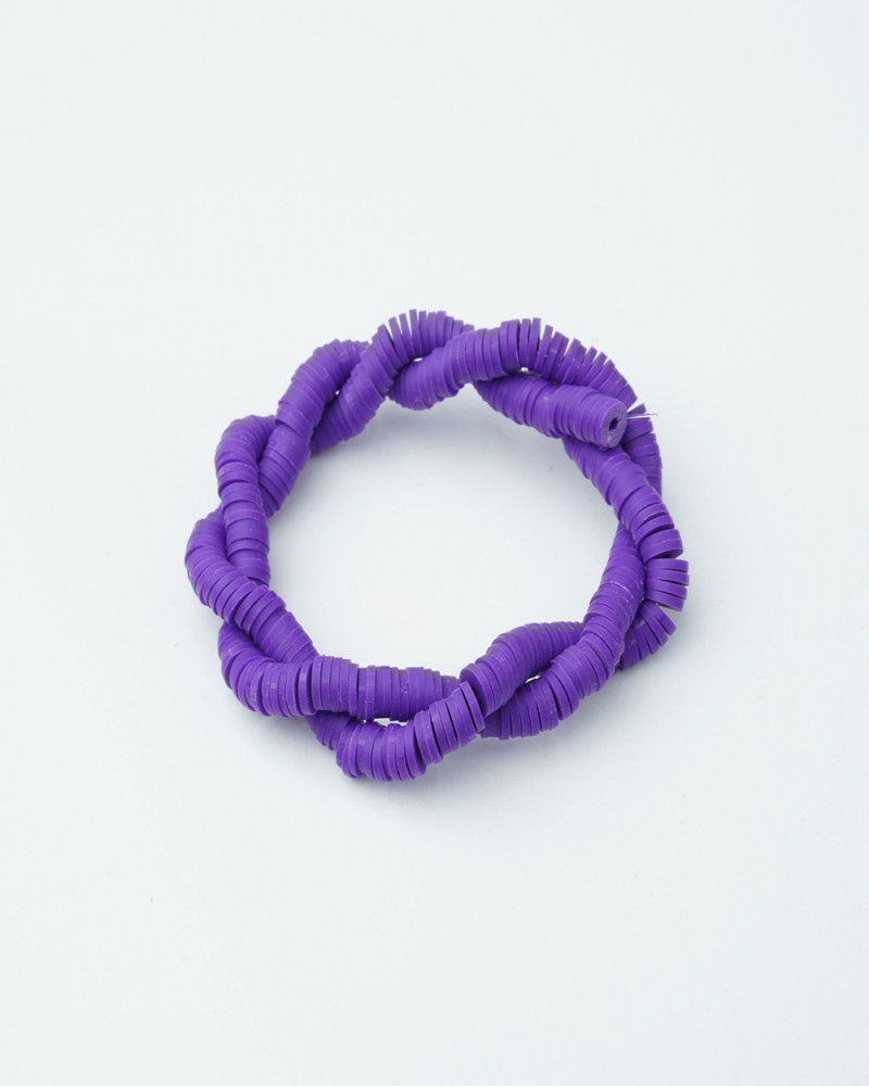 Koyu Mor Fimo Boncuk Fb0030