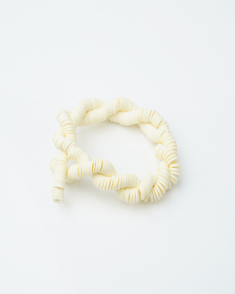 Beyaz Fimo Boncuk Fb0047