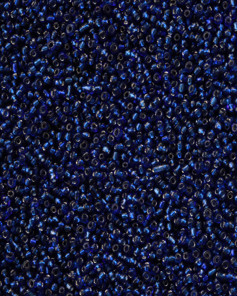 Şeffaf Lacivert 11/0 Dökme Kum Boncuk Dkb0229