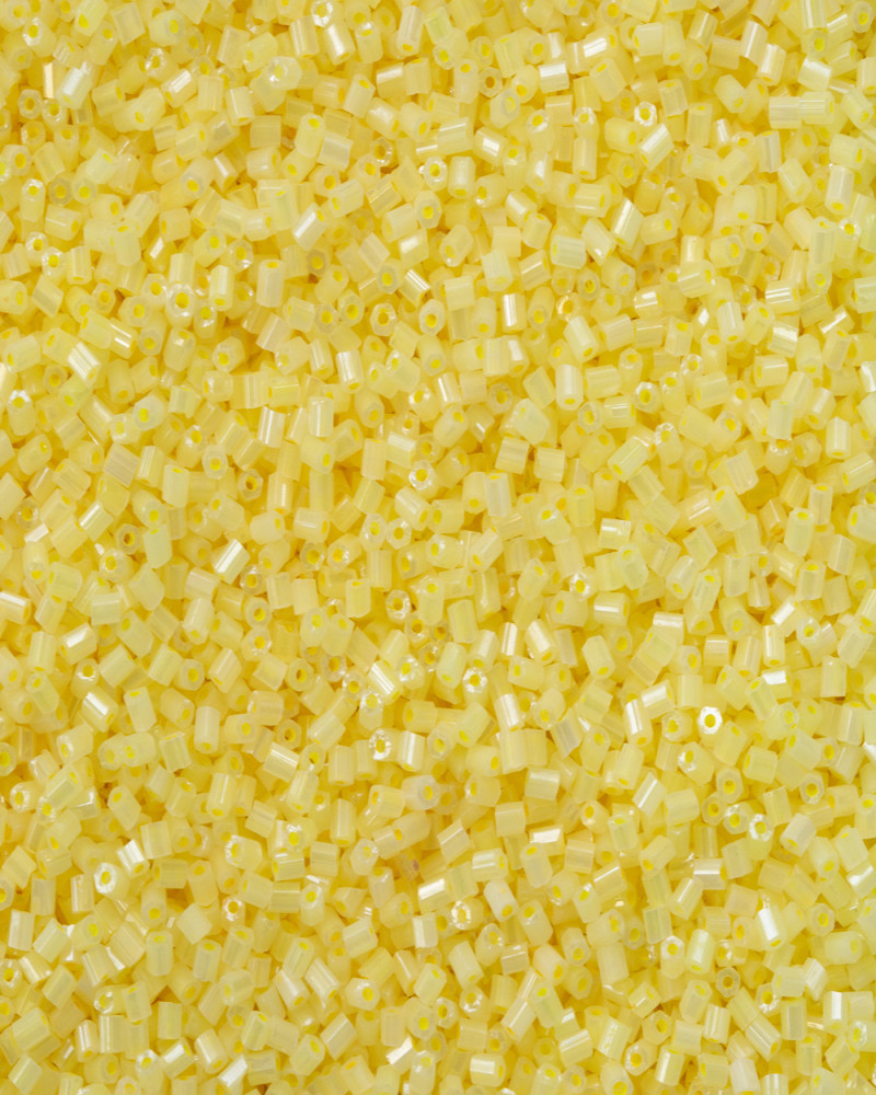 Açık Sarı Kısa Boru Kesme Boncuk Boru0006