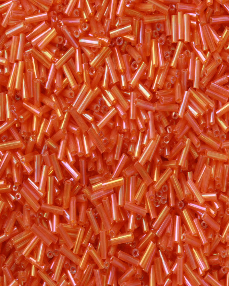 Turuncu Uzun Boru Kesme Boncuk Boru0082