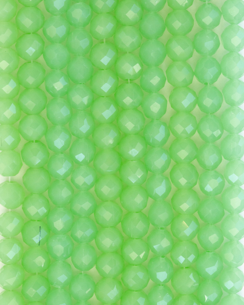 Su Yeşili 8mm Kristal Boncuklar Krs0247