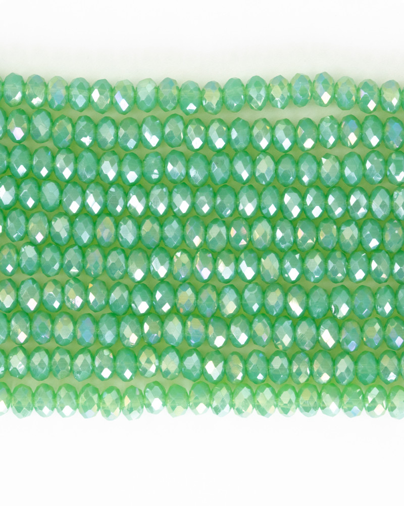 Turkuaz 4mm Kristal Boncuklar Krs0110