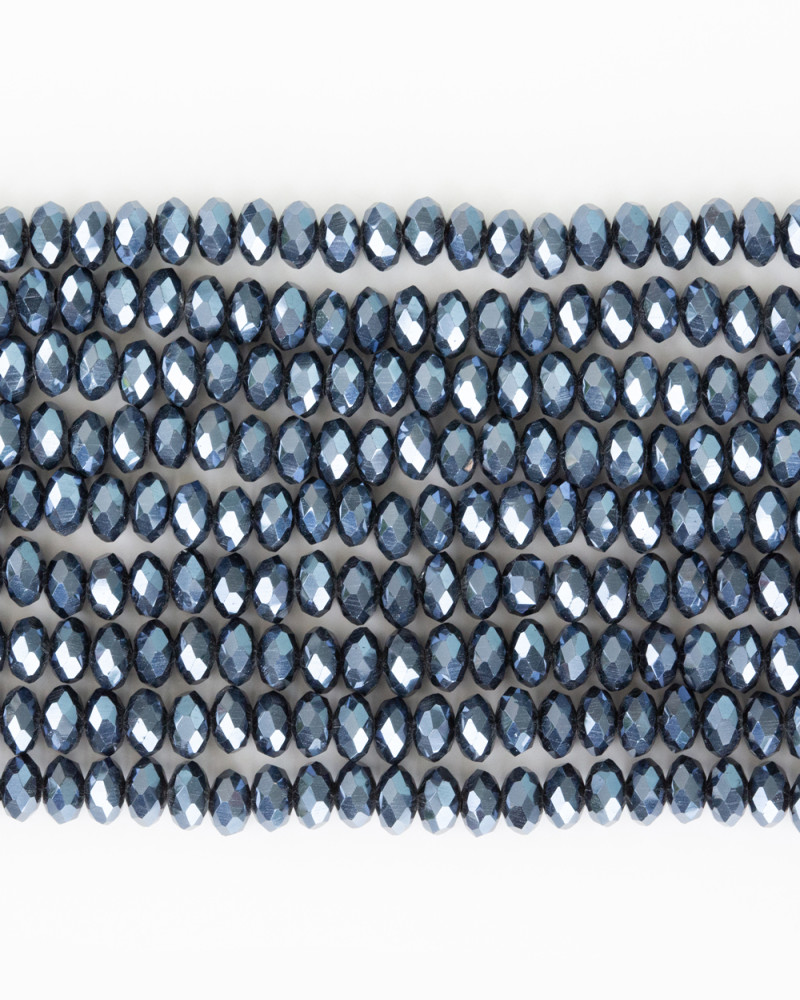 Antrasit 4mm Kristal Boncuklar Krs0119