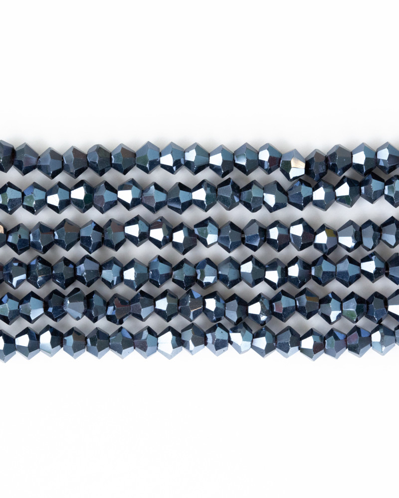 Antrasit 3mm Kristal Boncuklar Krs0073