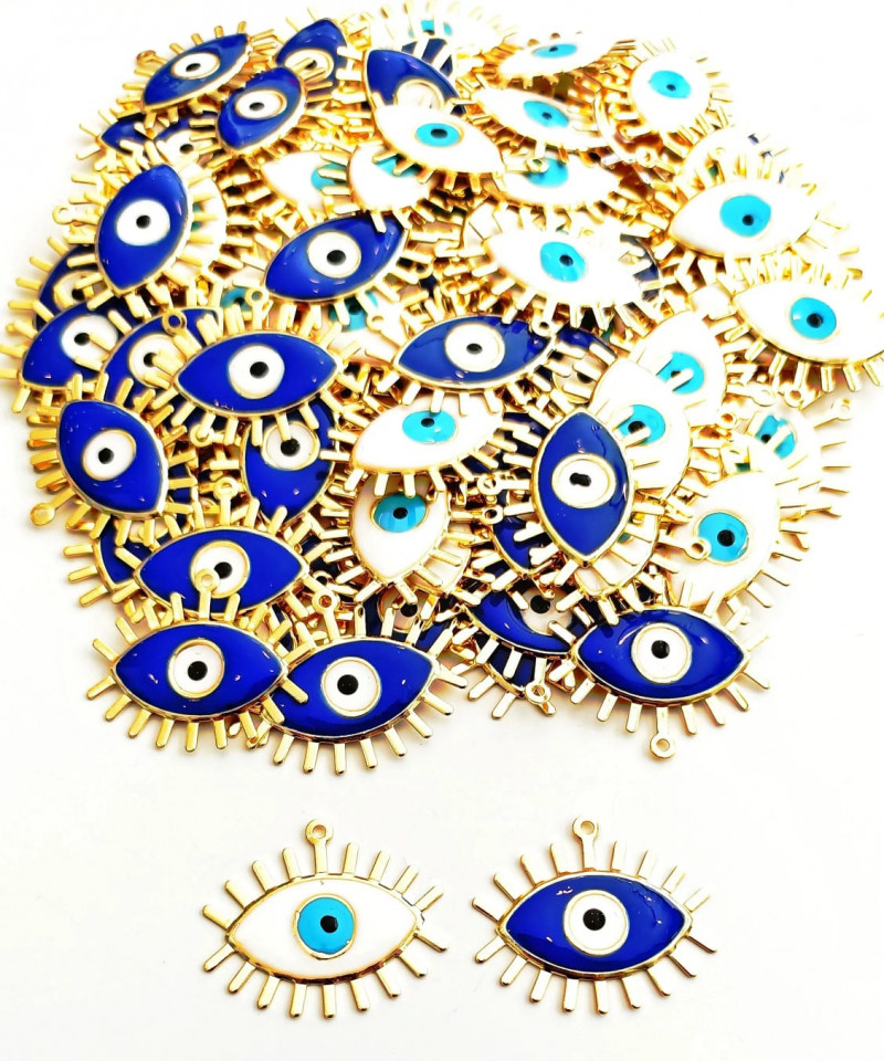 Mineli Göz Nazar Kolye Ucu