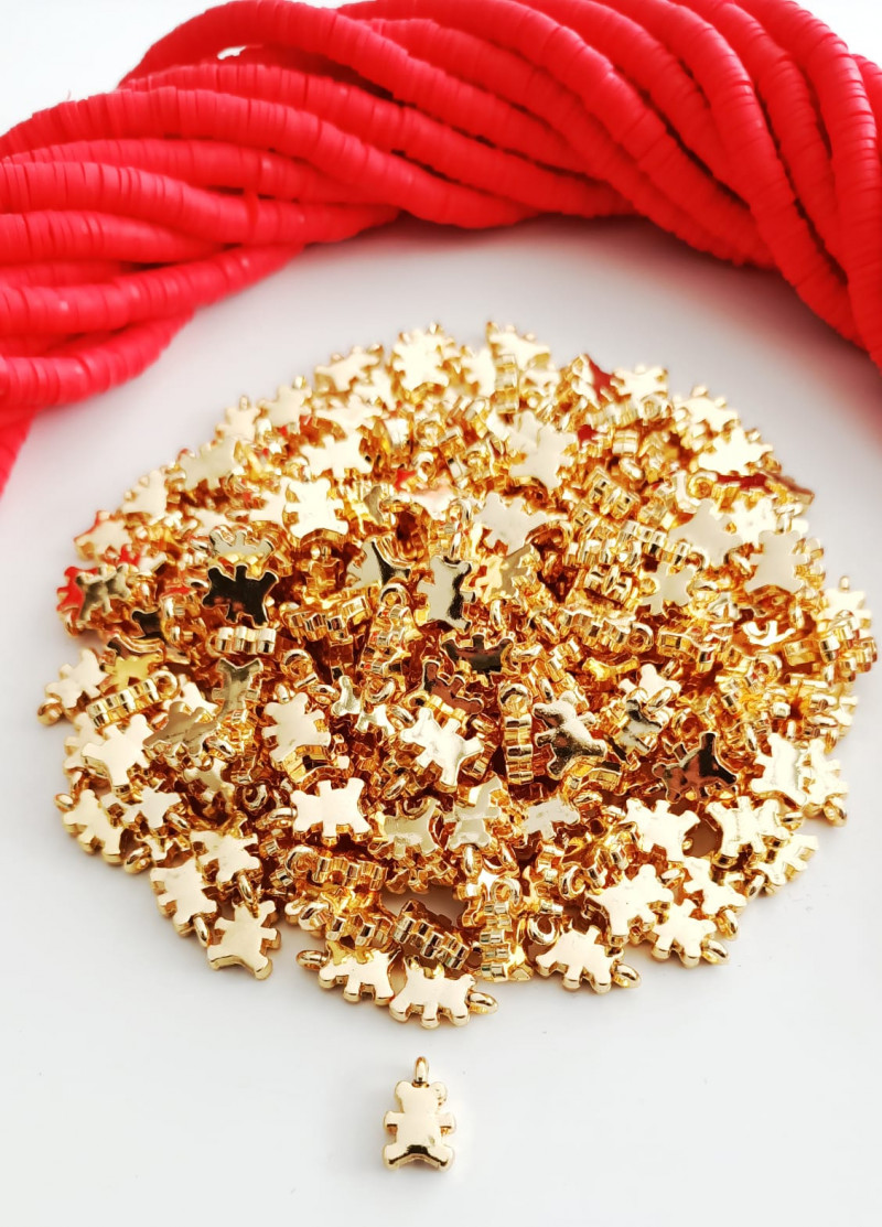  Altın Kaplama Ayıcık Kolye Ucu