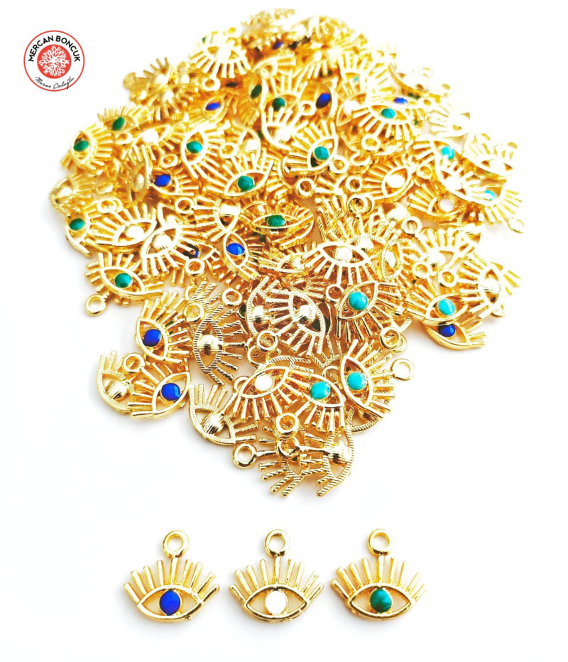  Mineli Göz Figür Takı Ucu